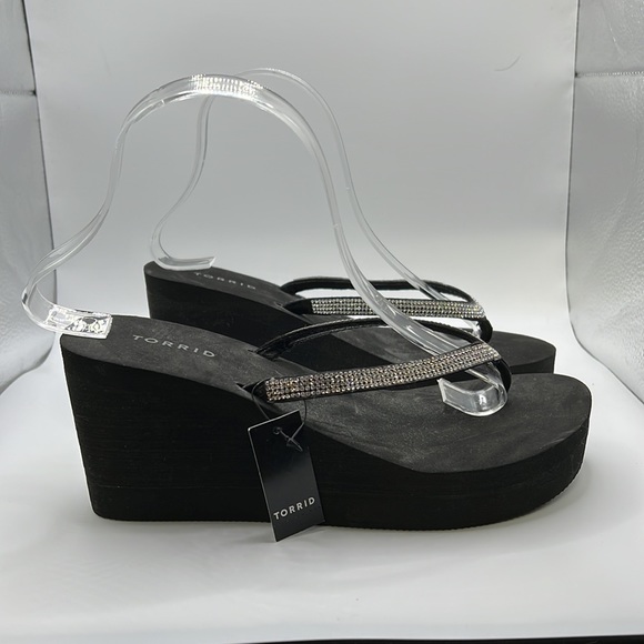 torrid Shoes Nwt Torrid Flip Flop Sandals Eva Thong Wedge